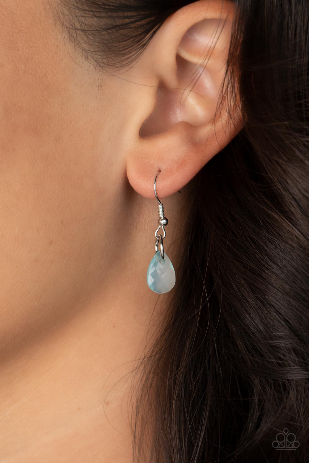 Crystal Cabaret - Silver w/Blue Necklace