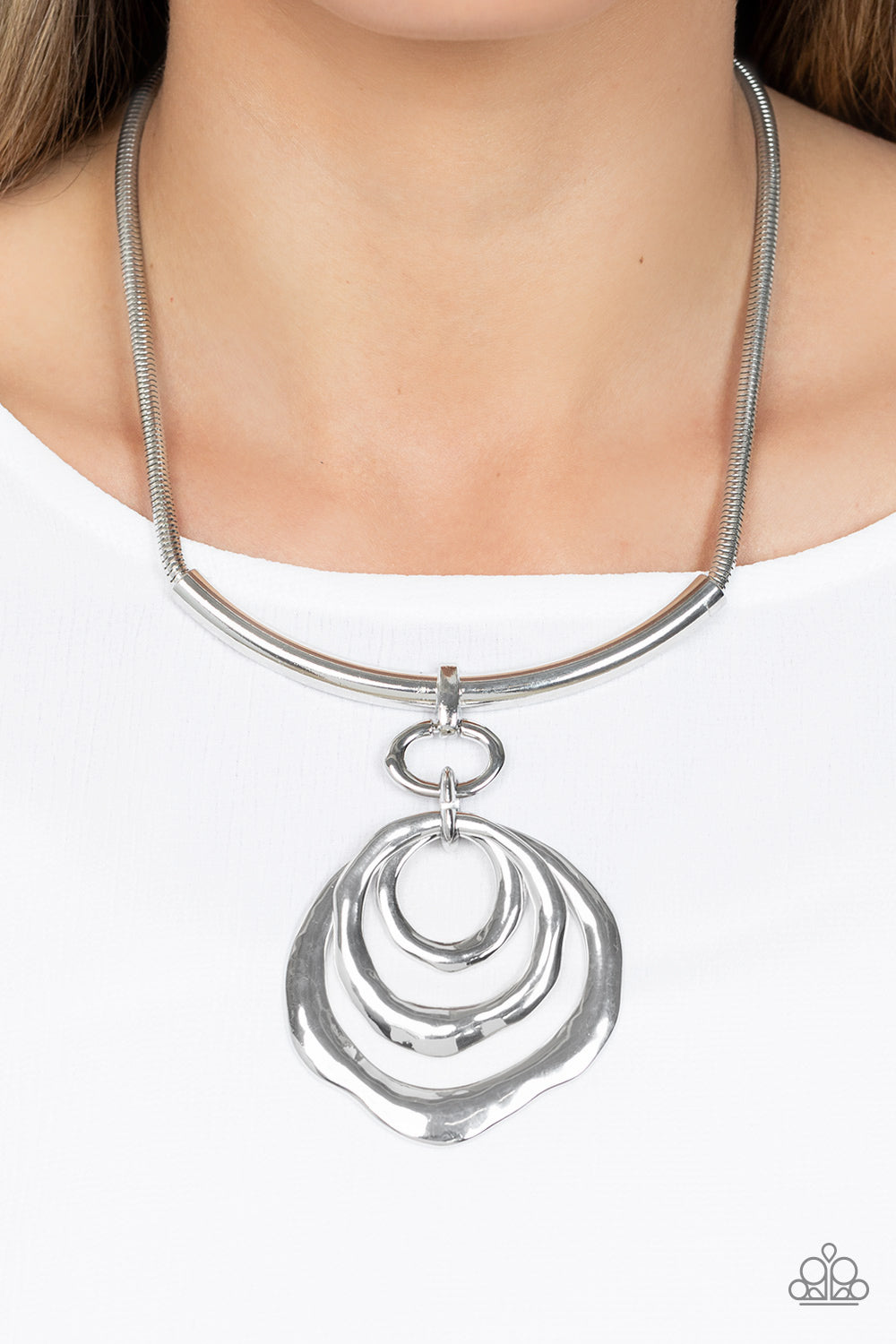 Forged in Fabulous Necklace - Silver