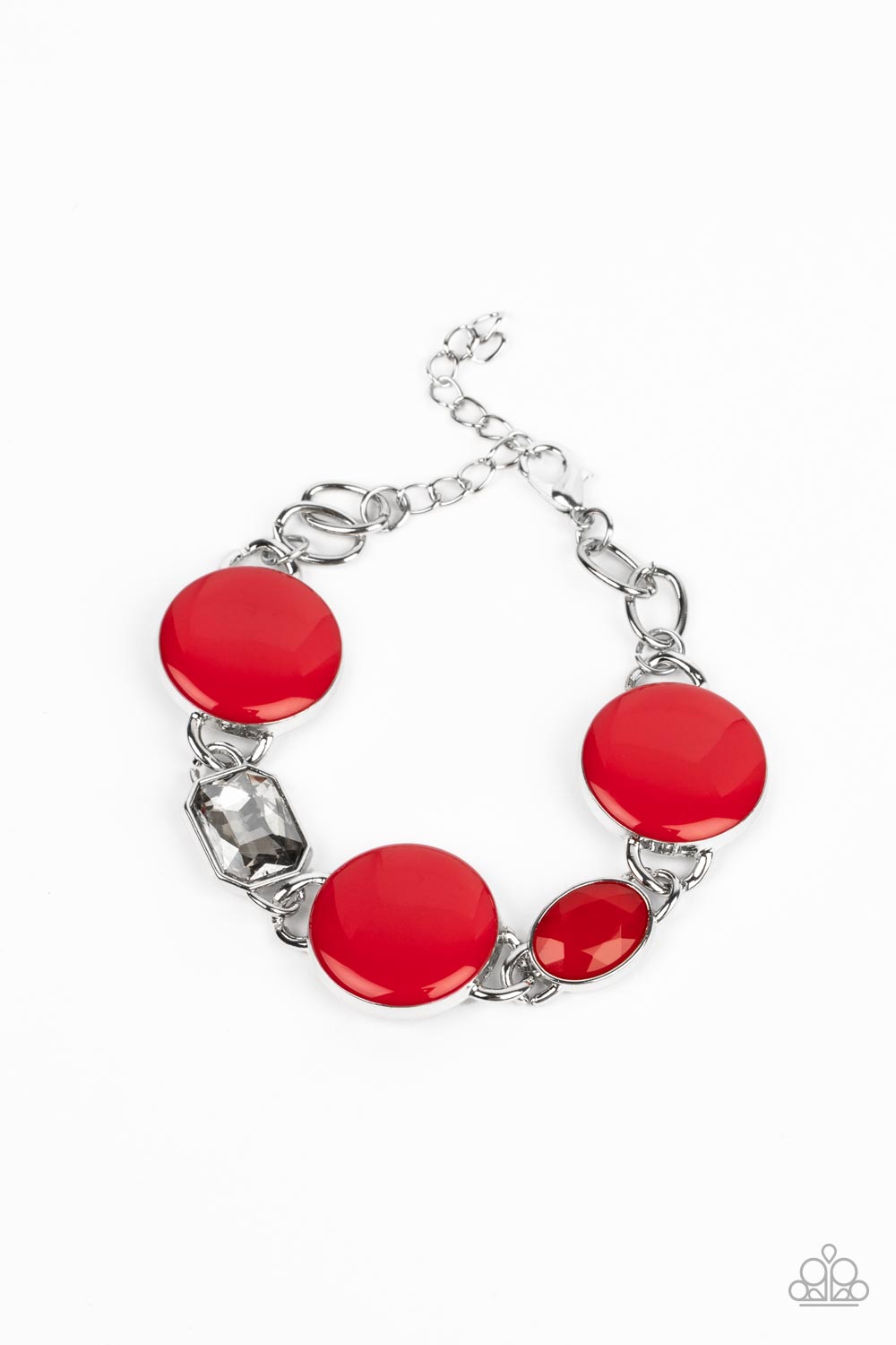 Dreamscape Dazzle - Silver w/Red Bracelet