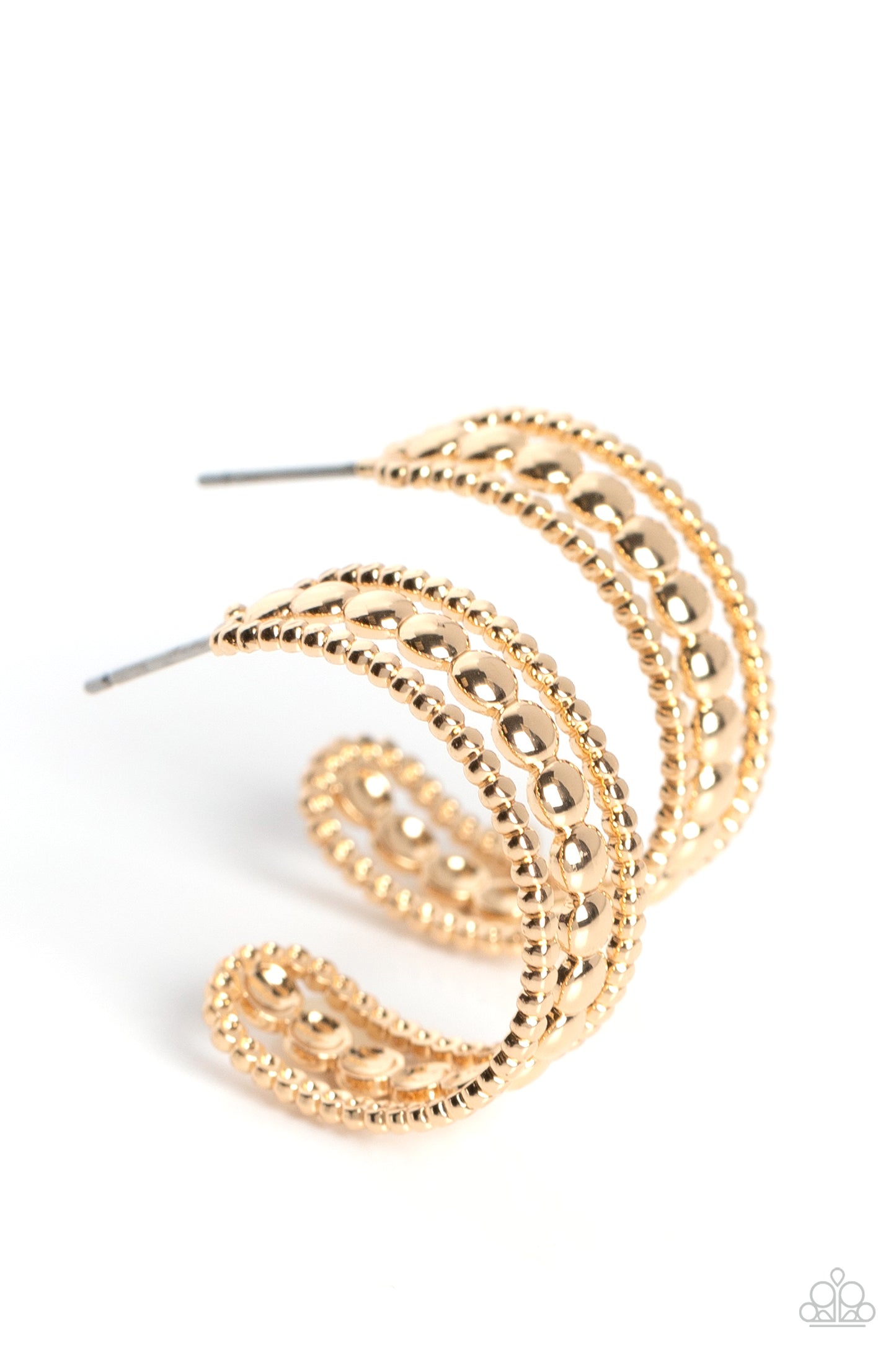 Dotted Darling - Gold Earrings