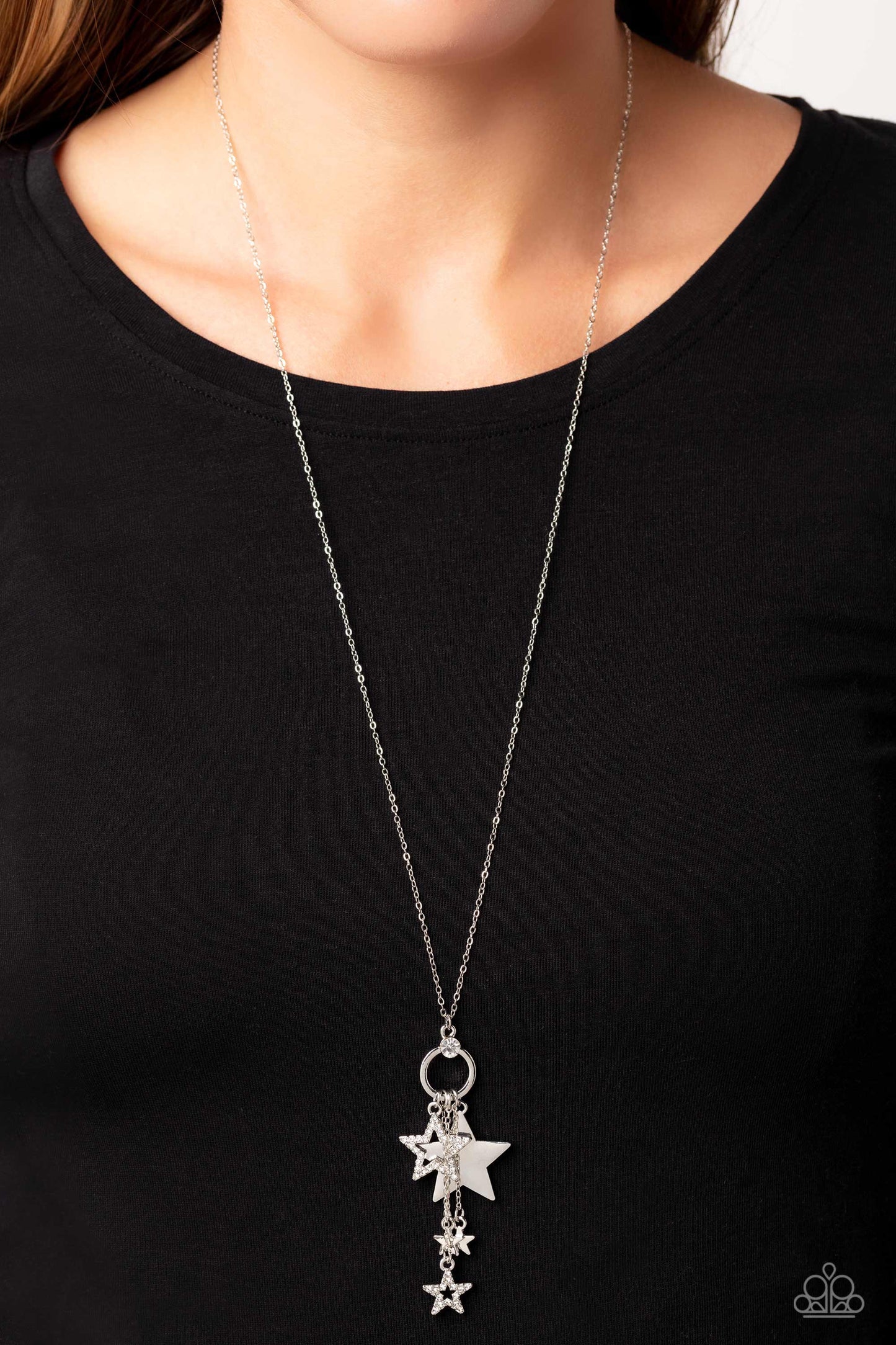 Starry Statutes - White Star Necklace