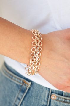 Atlanta Attitude Rose Gold Bracelet