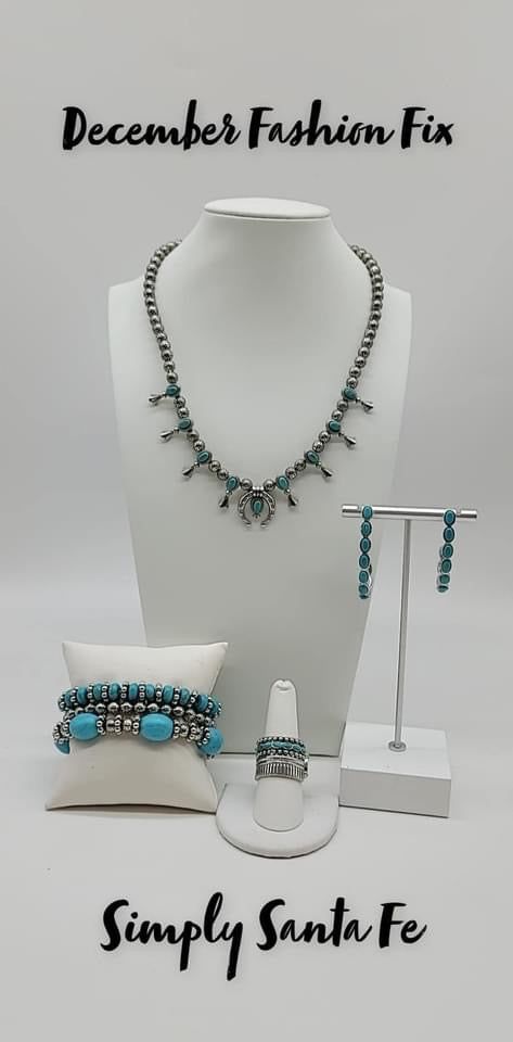 Kick Up A Sandstorm Turquoise Earring