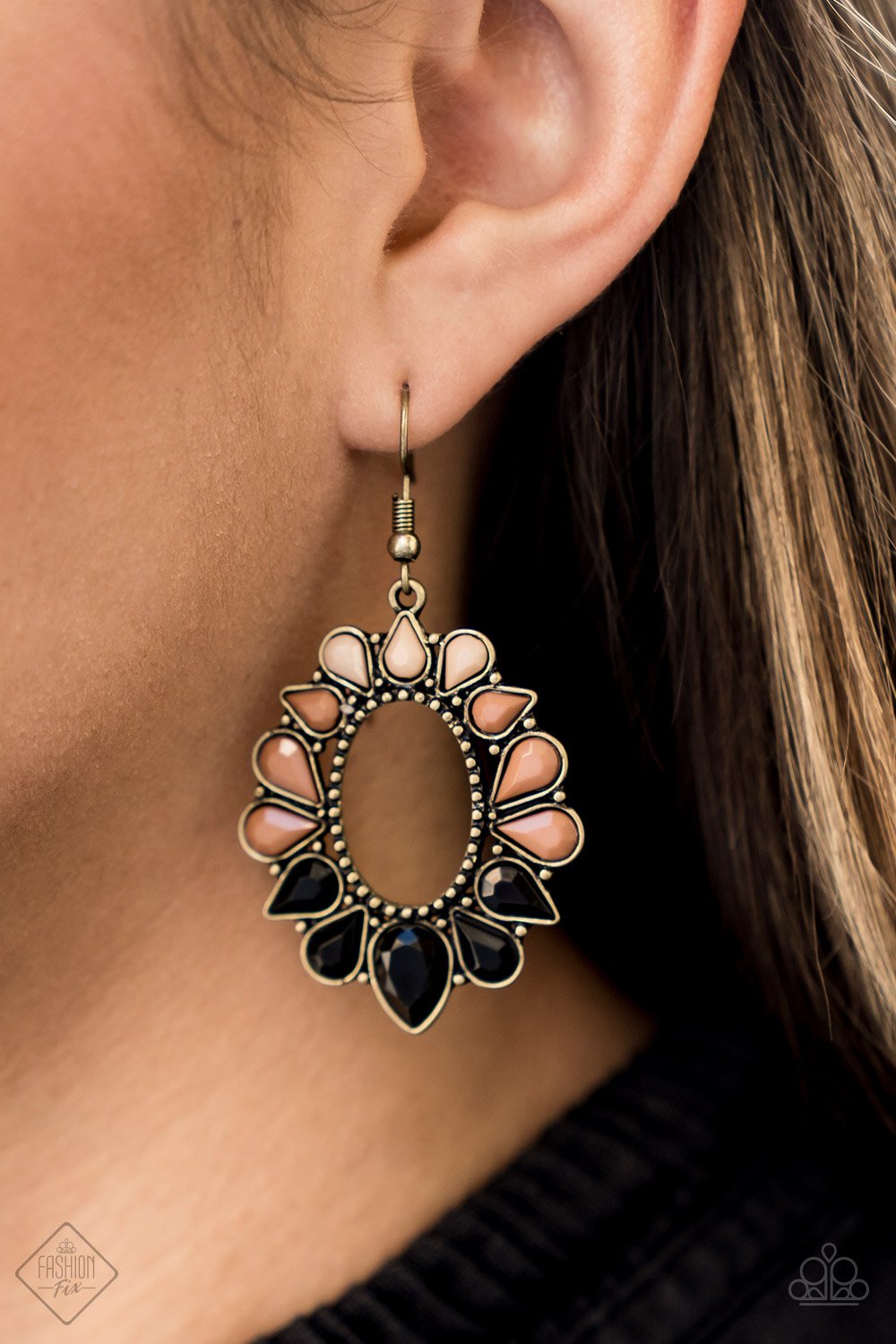 Fashionista Flavor Multi-brown earrings