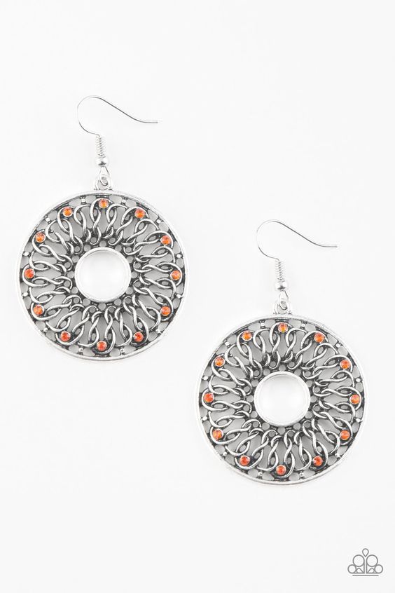Malibu Musical orange earrings