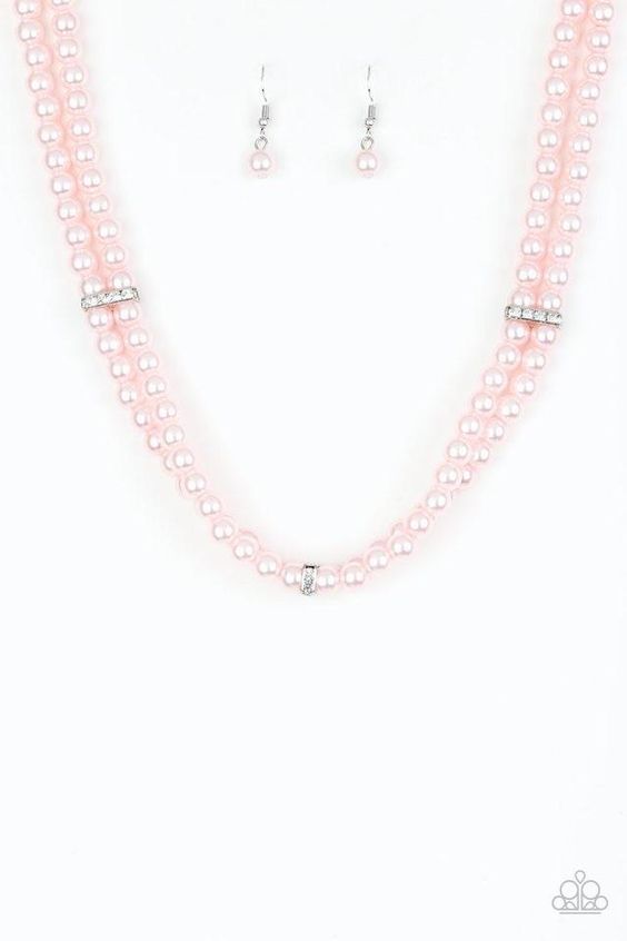 Put On Your Party Dress Pink Pearls