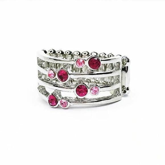Sparkle Showdown Pink Ring