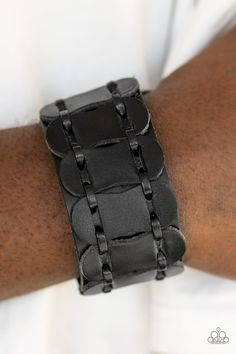 Traffic Control Urban Black Bracelet