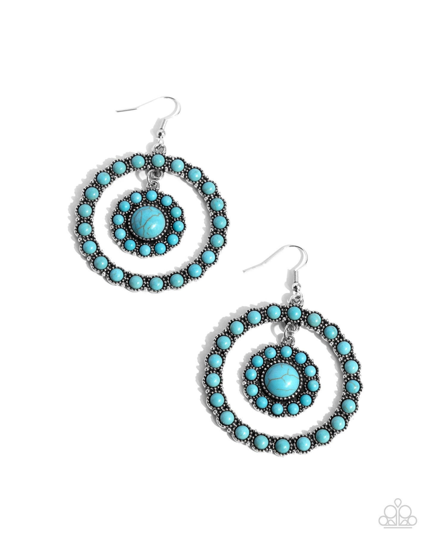 Saguaro Sanctuary - Blue Earrings - Turquoise Stone