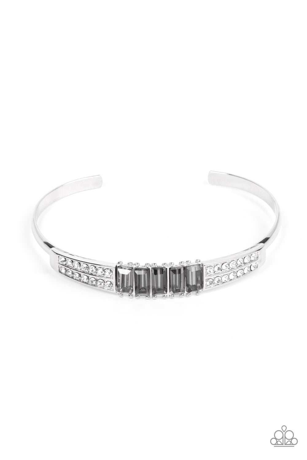 Spritzy Sparkle - Silver Bracelet w/Hematite Gems