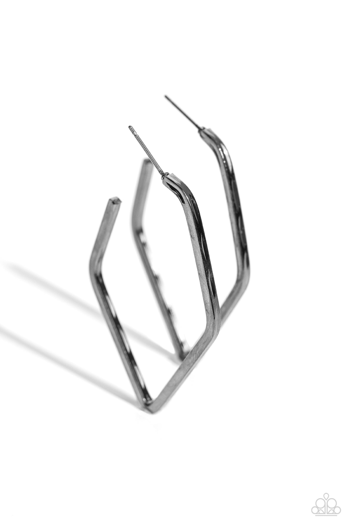 Winning Edge - Black Earrings