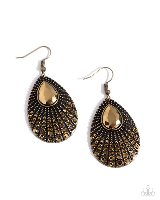 Urban Relic - Brass Earrings