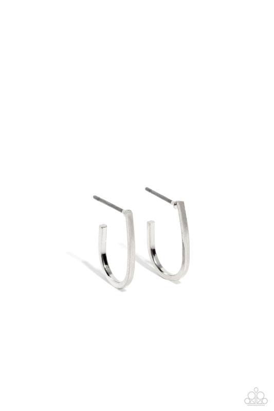 Admirable Arches - Silver Earrings