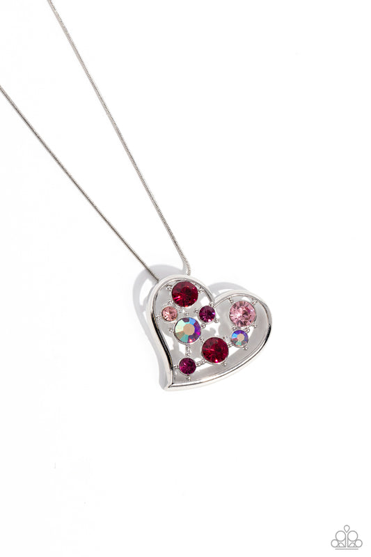 Romantic Recognition - Silver w/Pinks Necklace