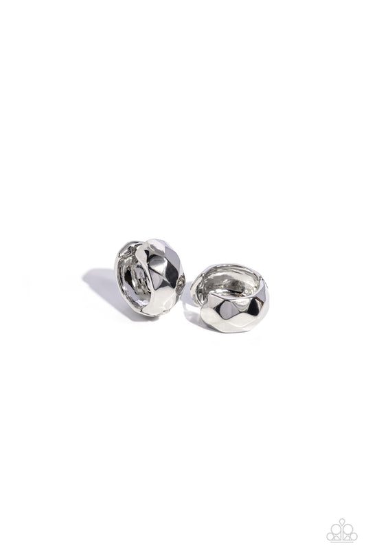 Patterned Past - Silver Earrings