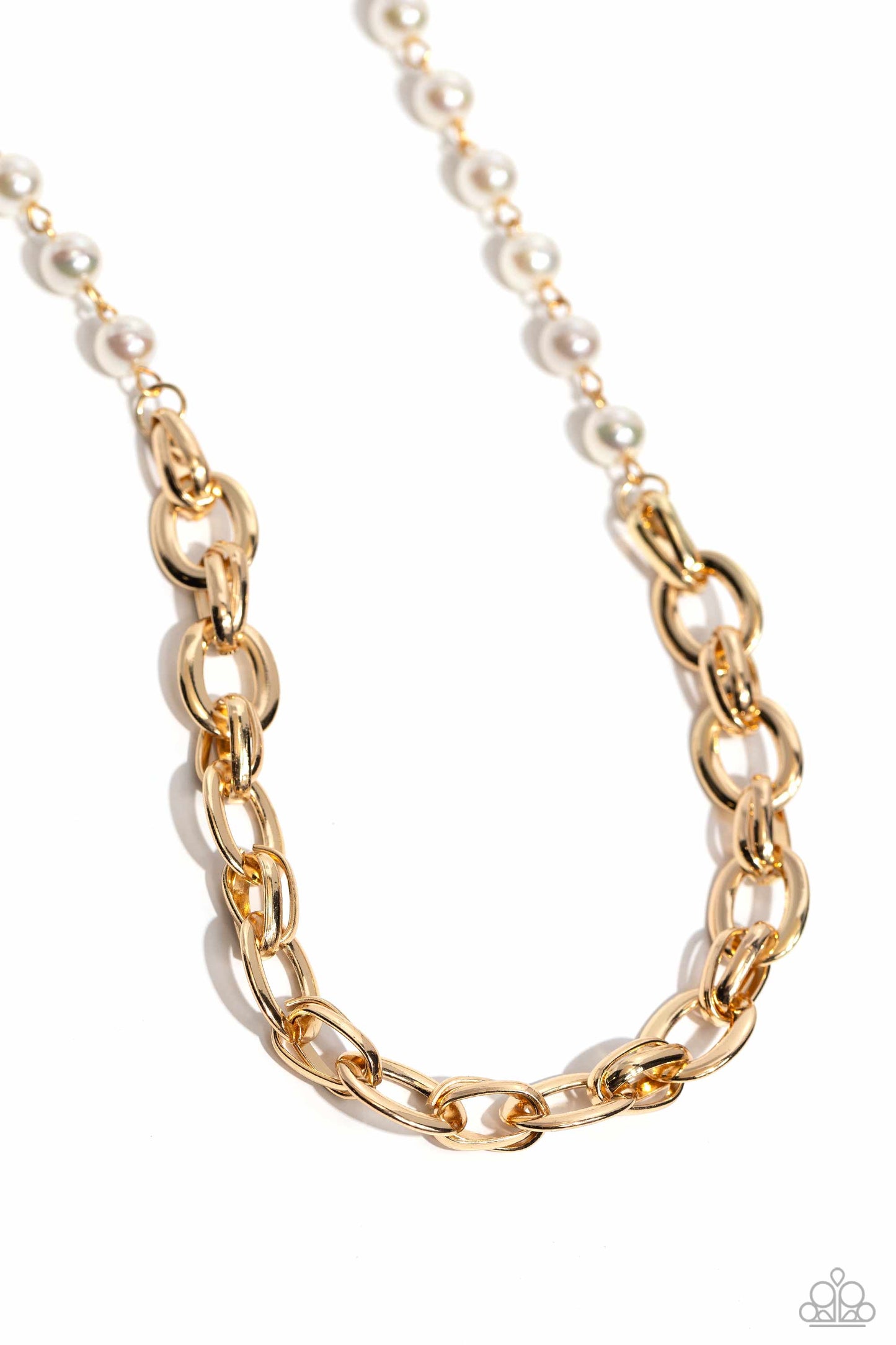 Dual Daydream - Gold w/Pearls Necklace
