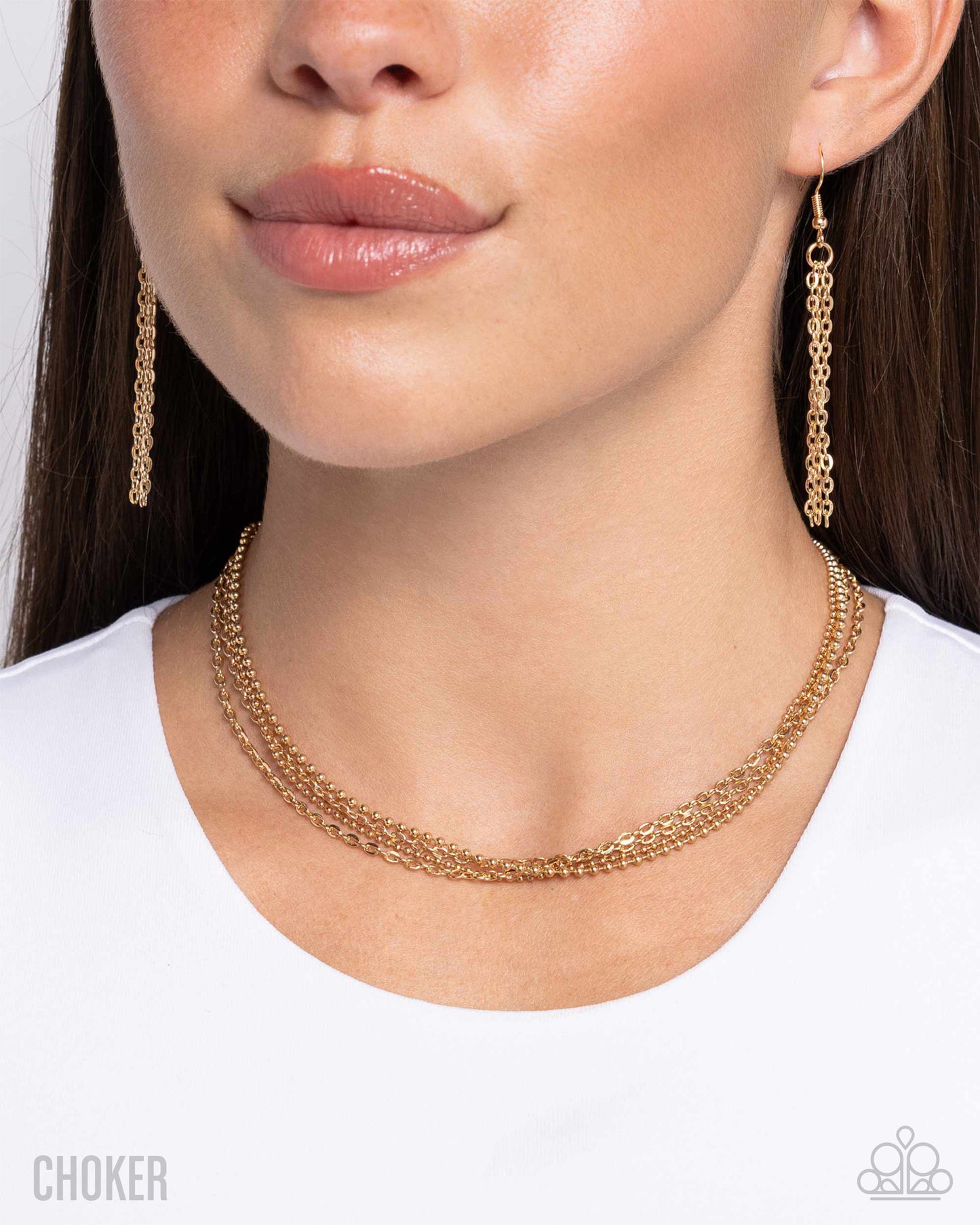 Industrial Independence - Gold Necklace/Choker