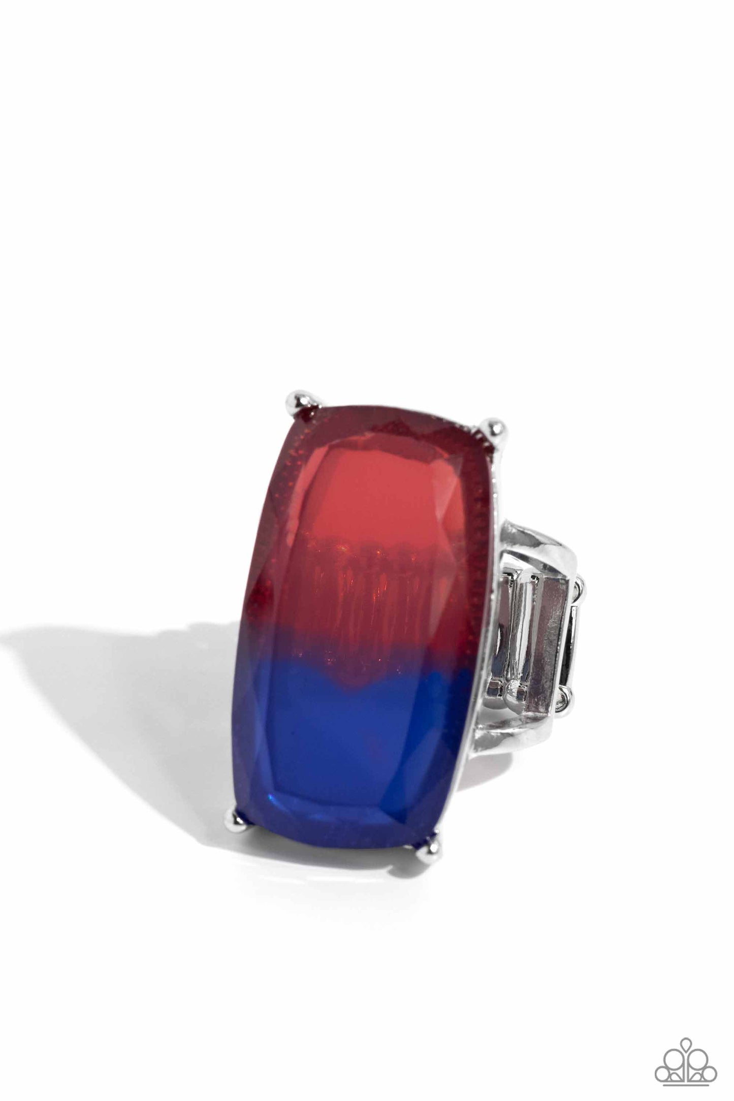 Dramatic Duo -Red & Blue Ring