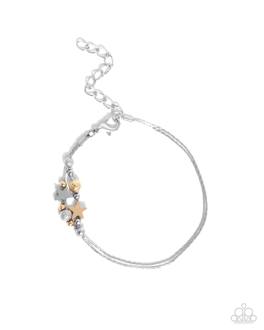 Stellar Specialty - Silver and Gold Star Bracelet