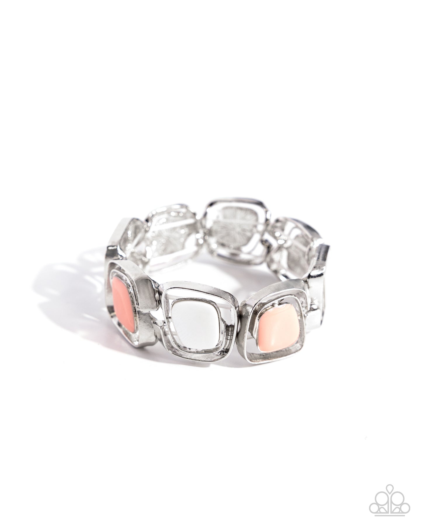 SHELL-To-Do - Silver w/Orange Bracelet