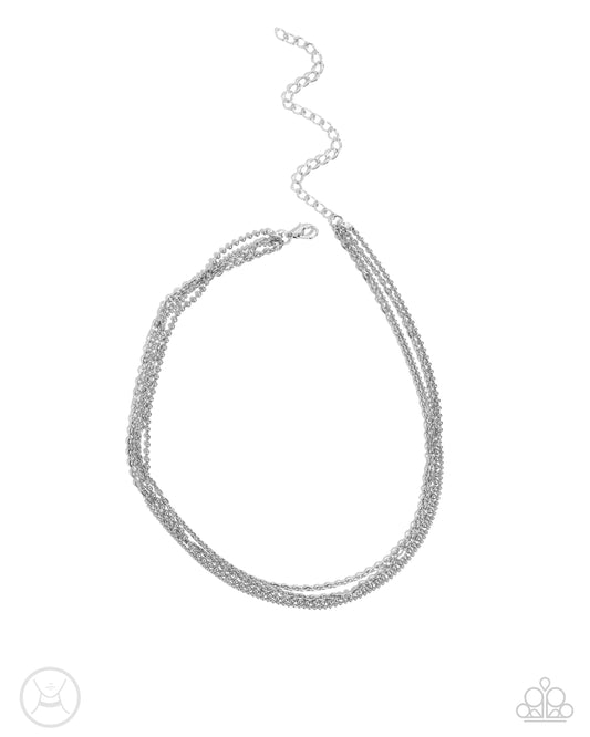 Industrial Independence - Silver Choker Necklace