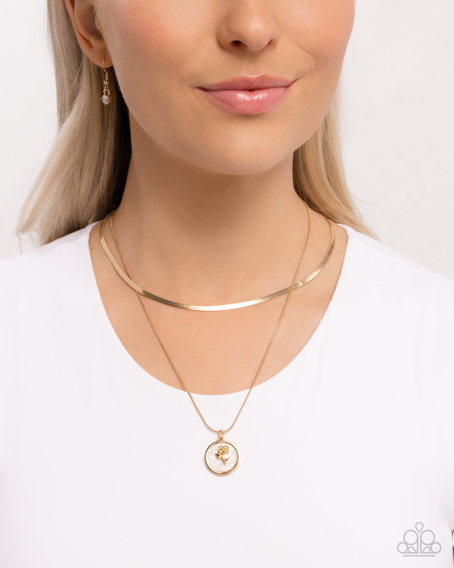 Garden Gallery - Gold Rose Necklace