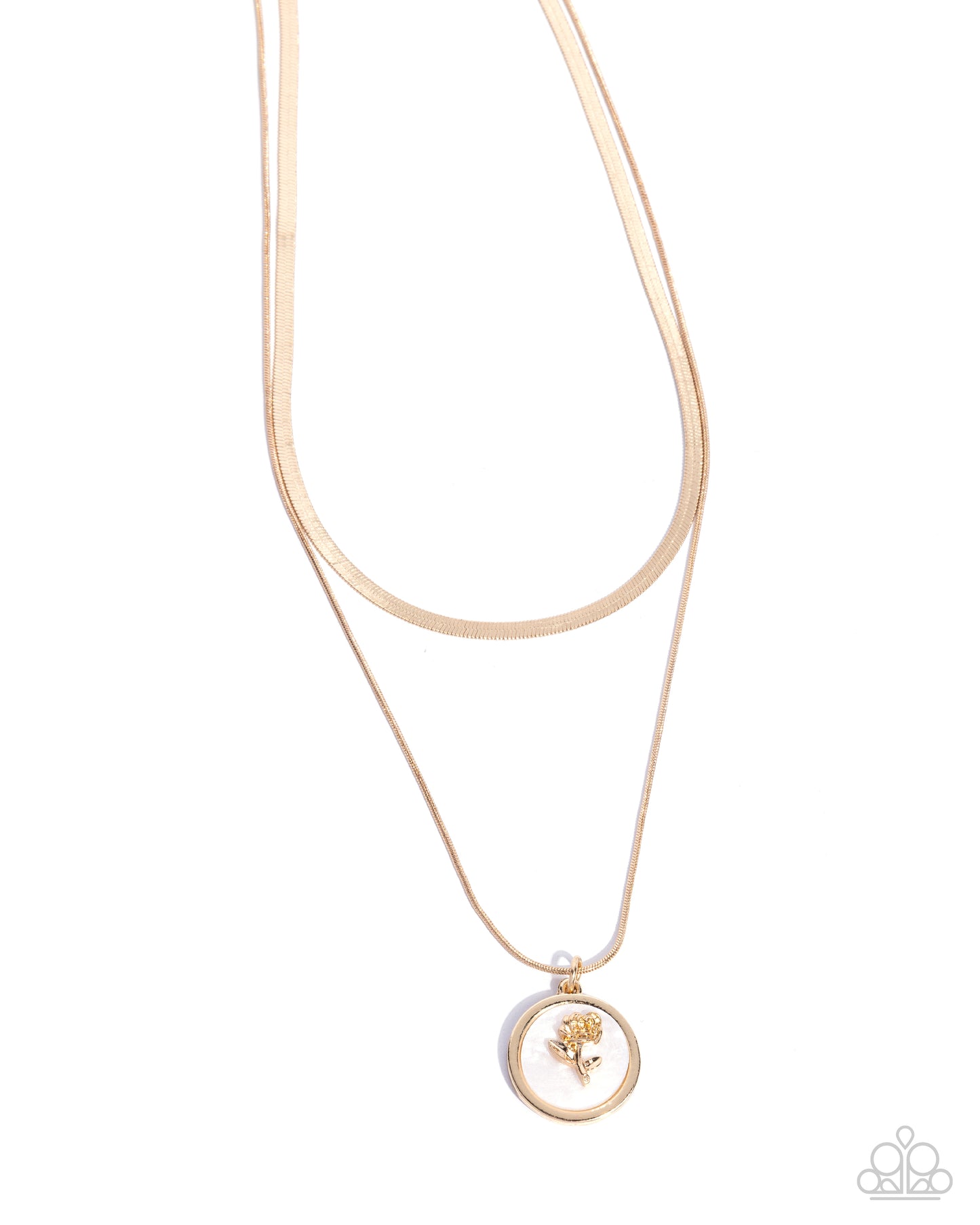 Garden Gallery - Gold Rose Necklace