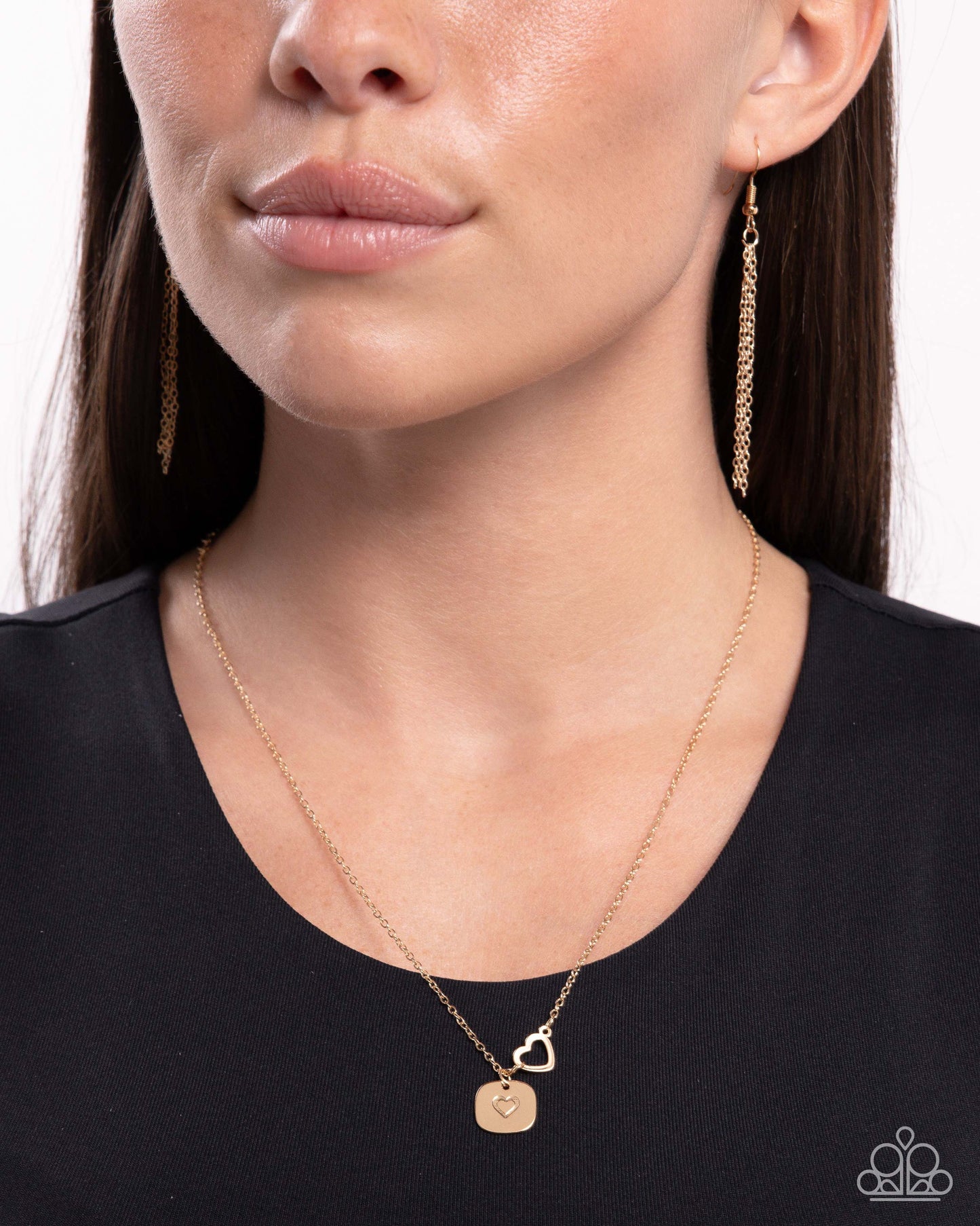 When Can I See You Again? - Gold Heart Necklace