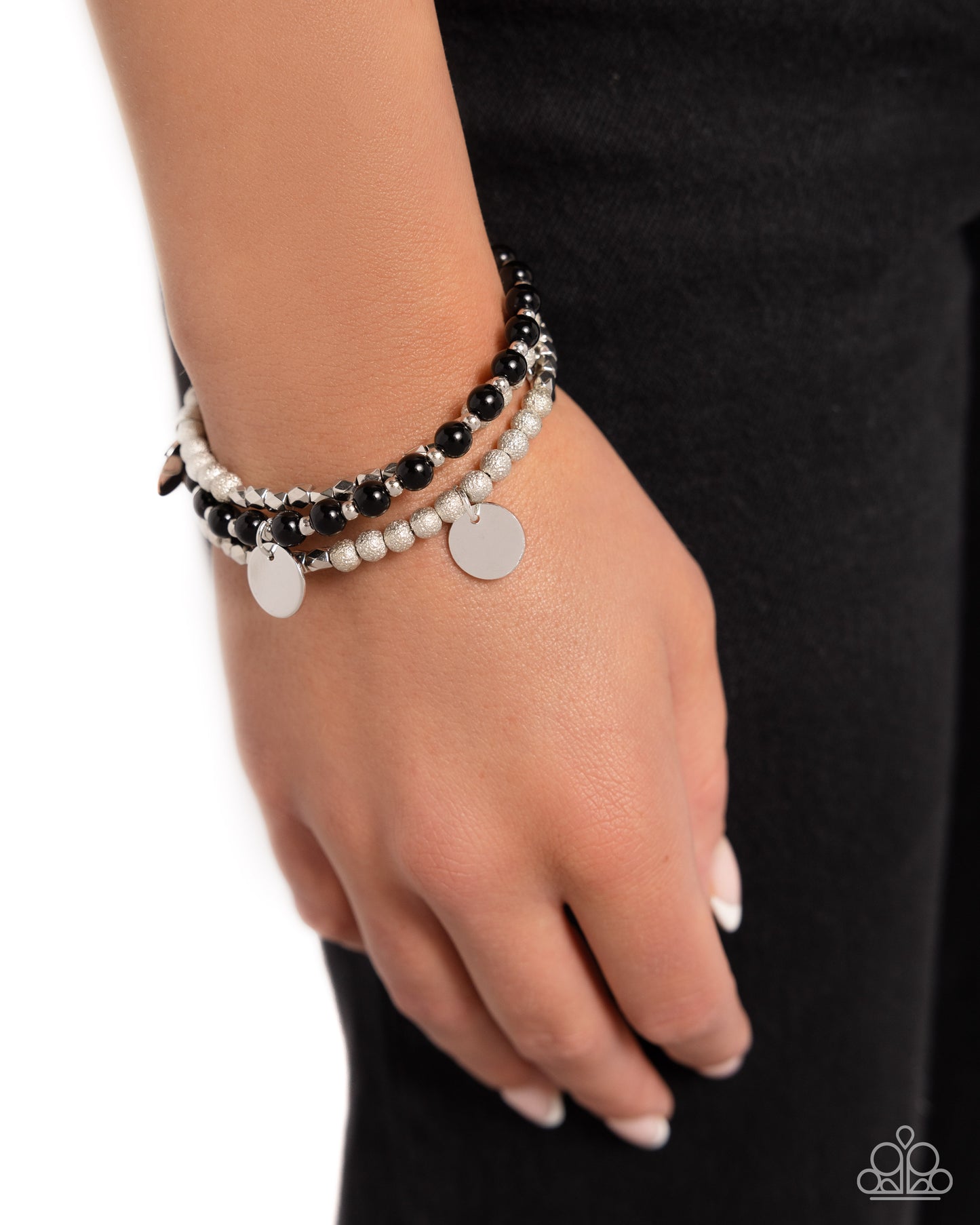 Boundless Beaches - Silver w/Black Bracelet