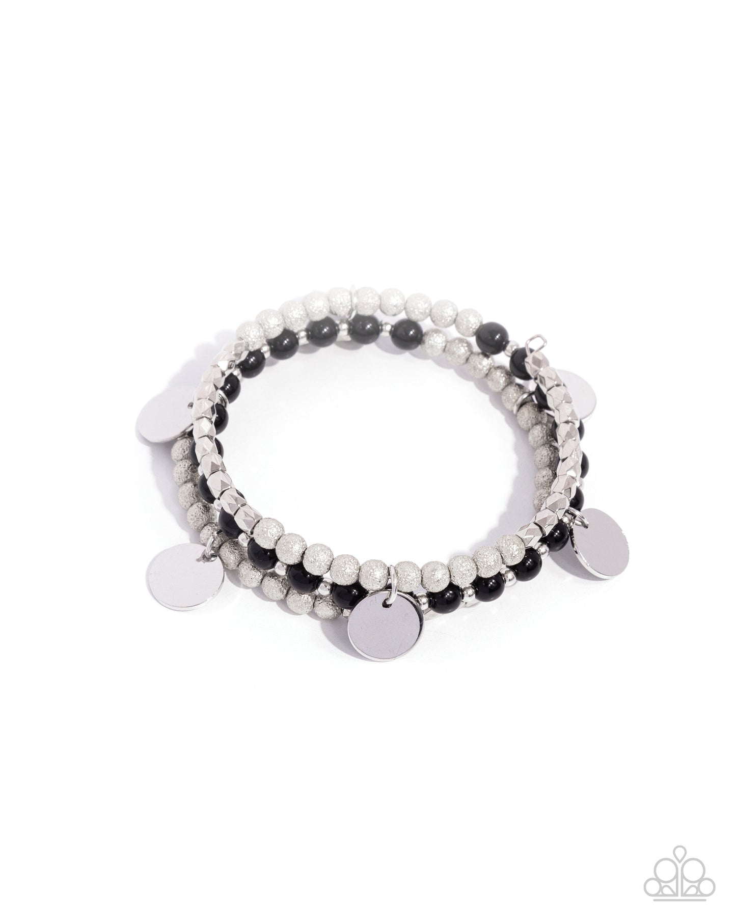 Boundless Beaches - Silver w/Black Bracelet