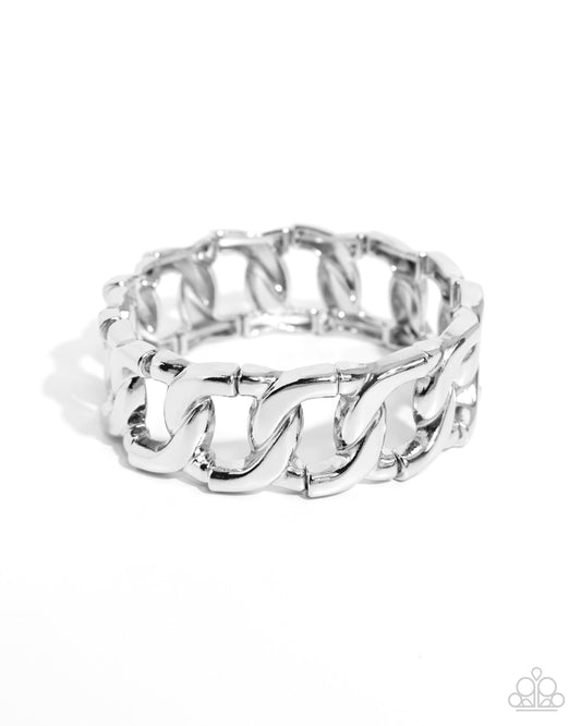 Forged in Fame - Silver Bracelet