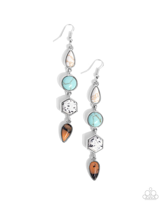 Singular Stones - Multi Earrings