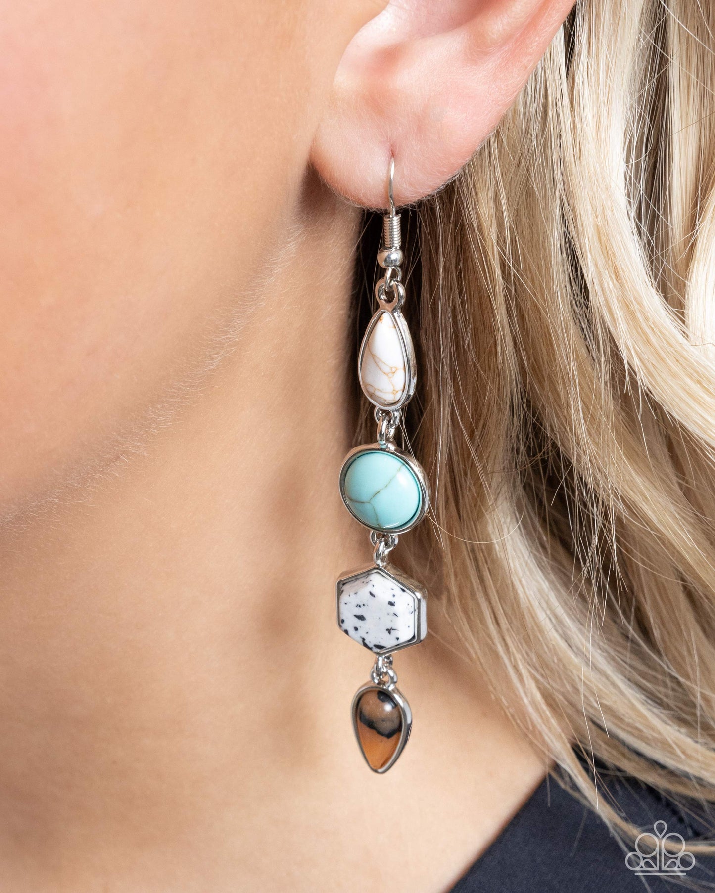 Singular Stones - Multi Earrings