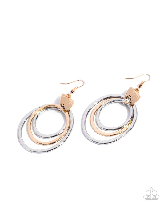 Suddenly I See - Gold and Silver Earrings