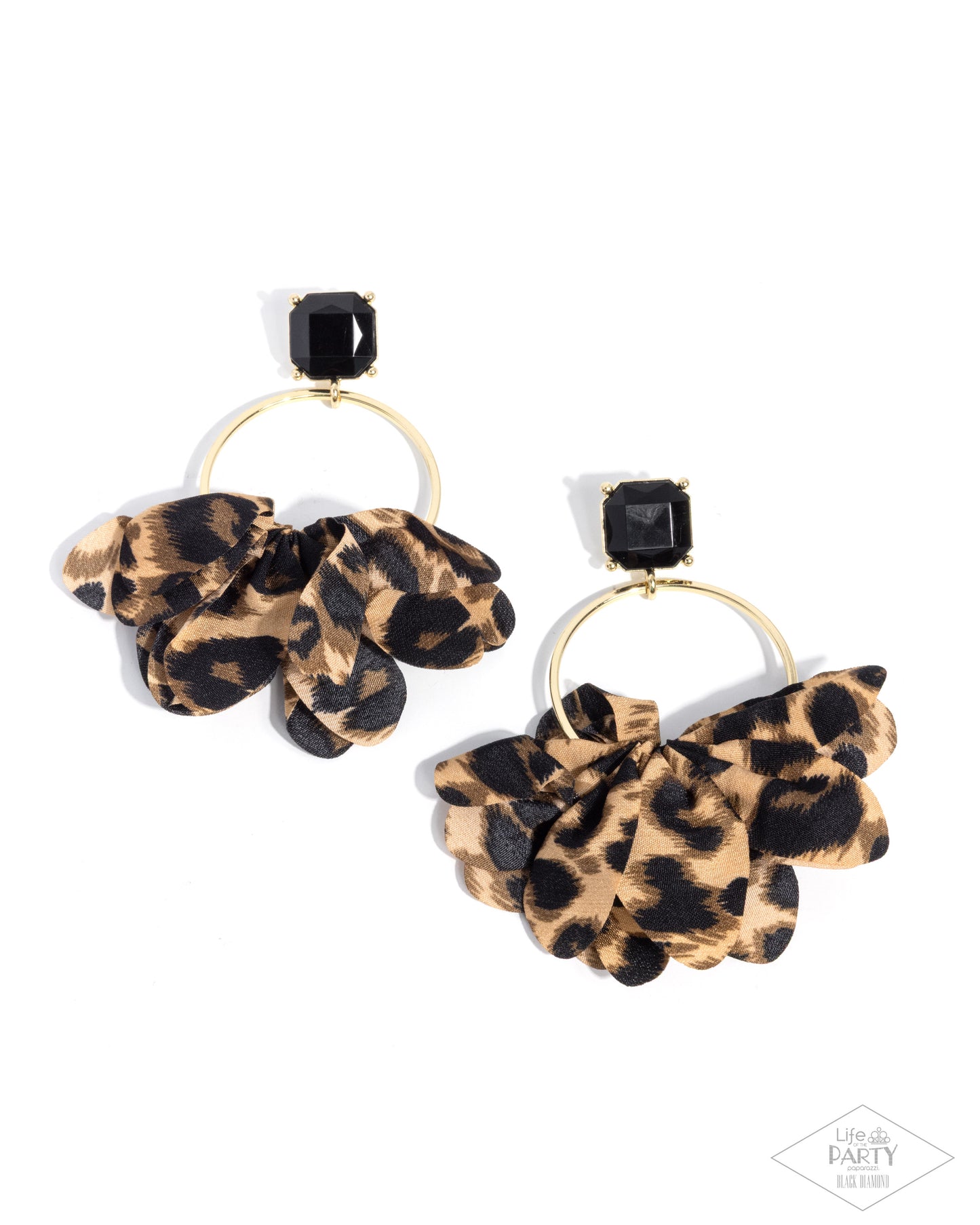 Charming Cheetah Earrings - Gold
