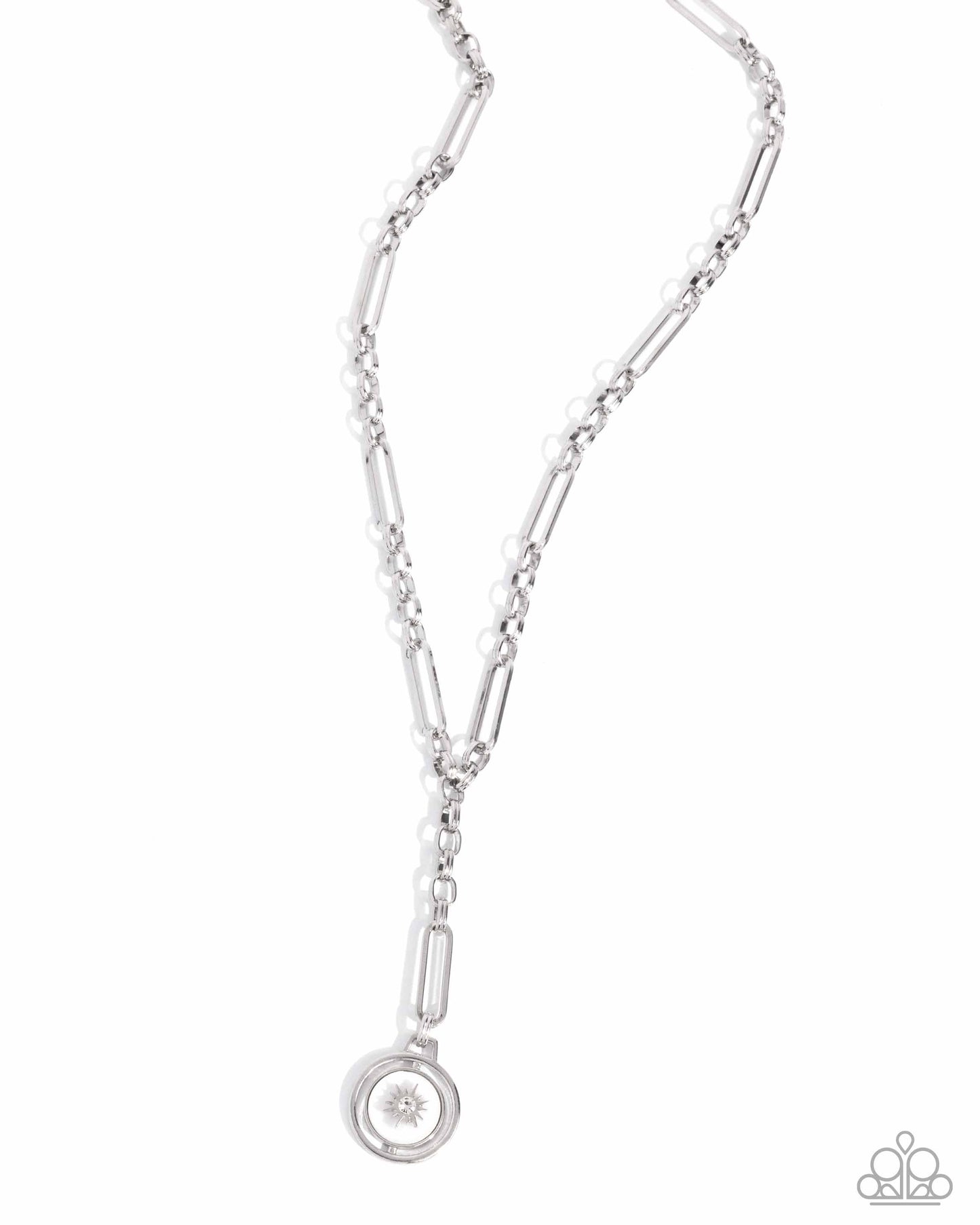 Falling For A Shooting Star - Silver Necklace