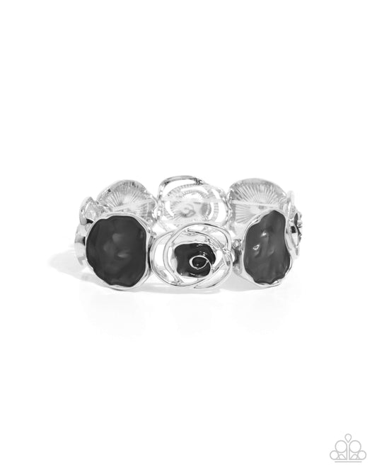 Rosy Rubato - Silver w/Black Bracelet