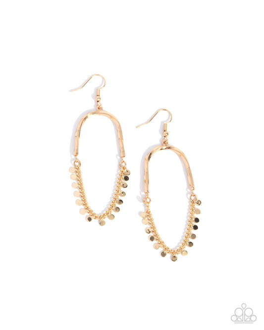 Forever Fringe - Gold Earrings