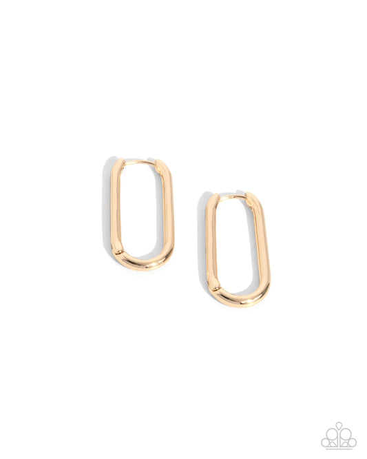 Paramount Paperclips - Gold Earring