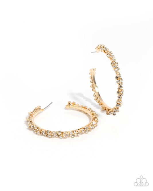 Divine Decoding - Gold Earrings