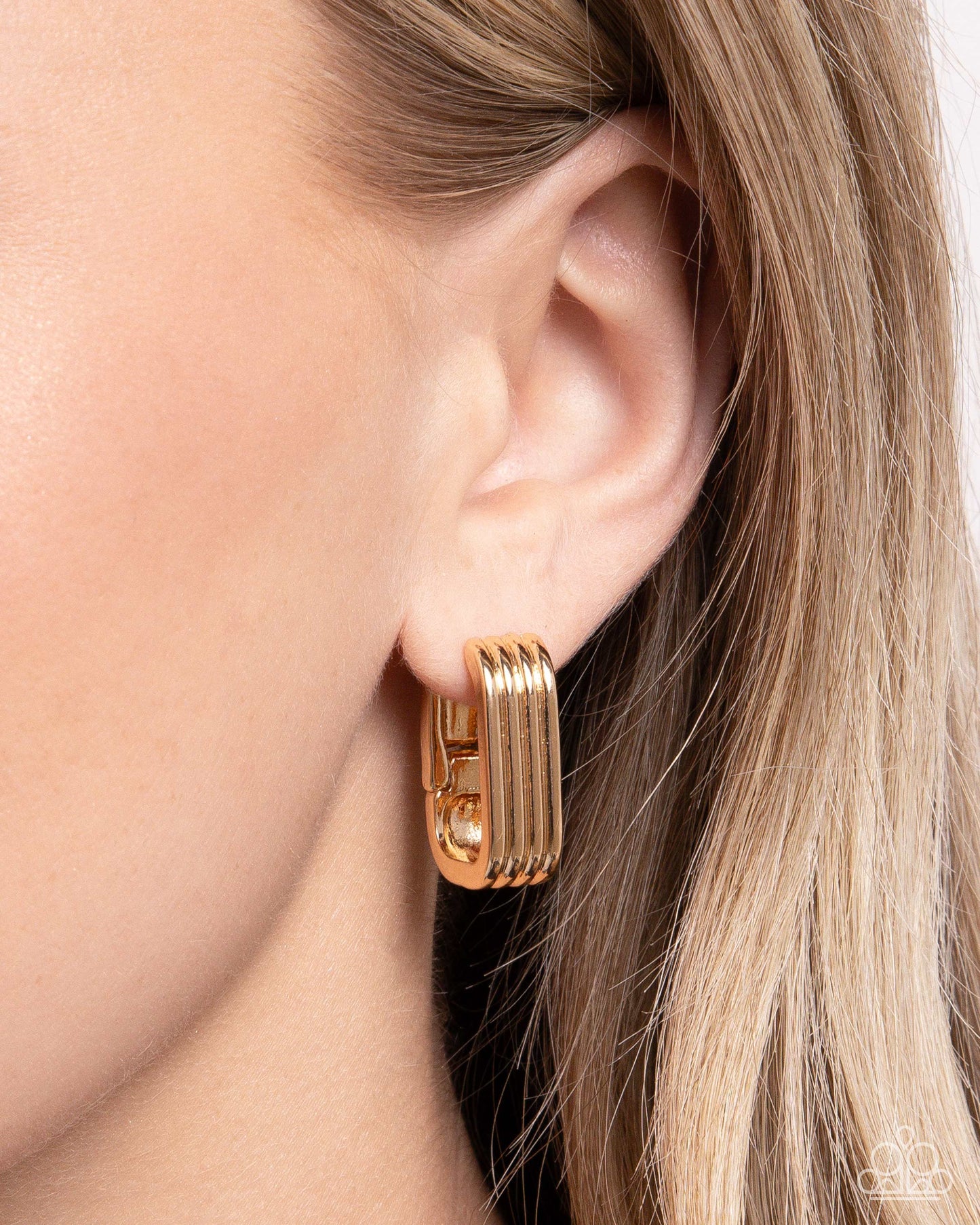 Vendetta Vanity - Gold Hinge Earrings