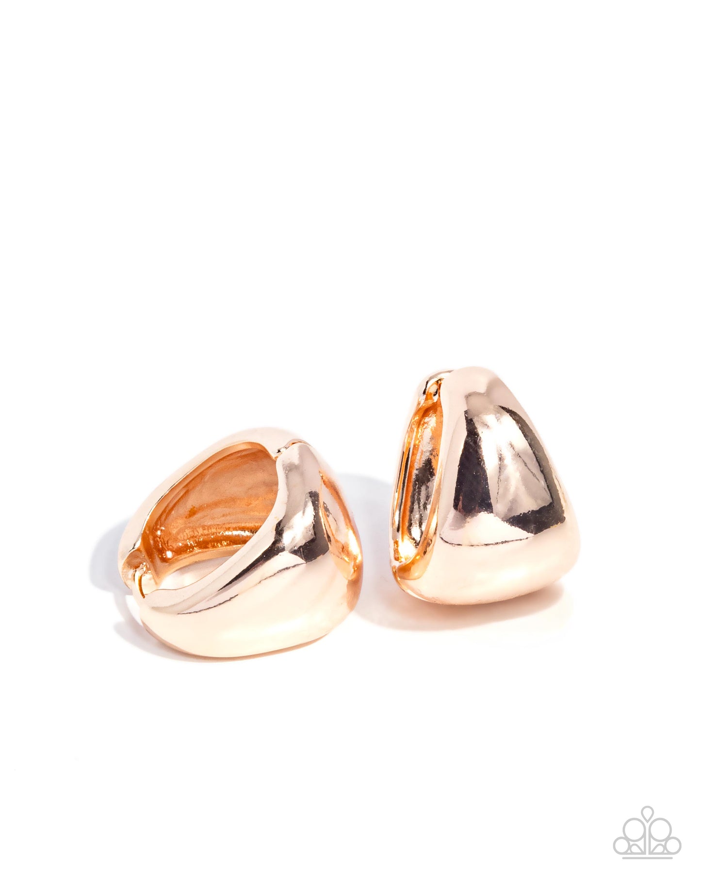 Thick as Thieves - Rose Gold Hinge Earrings