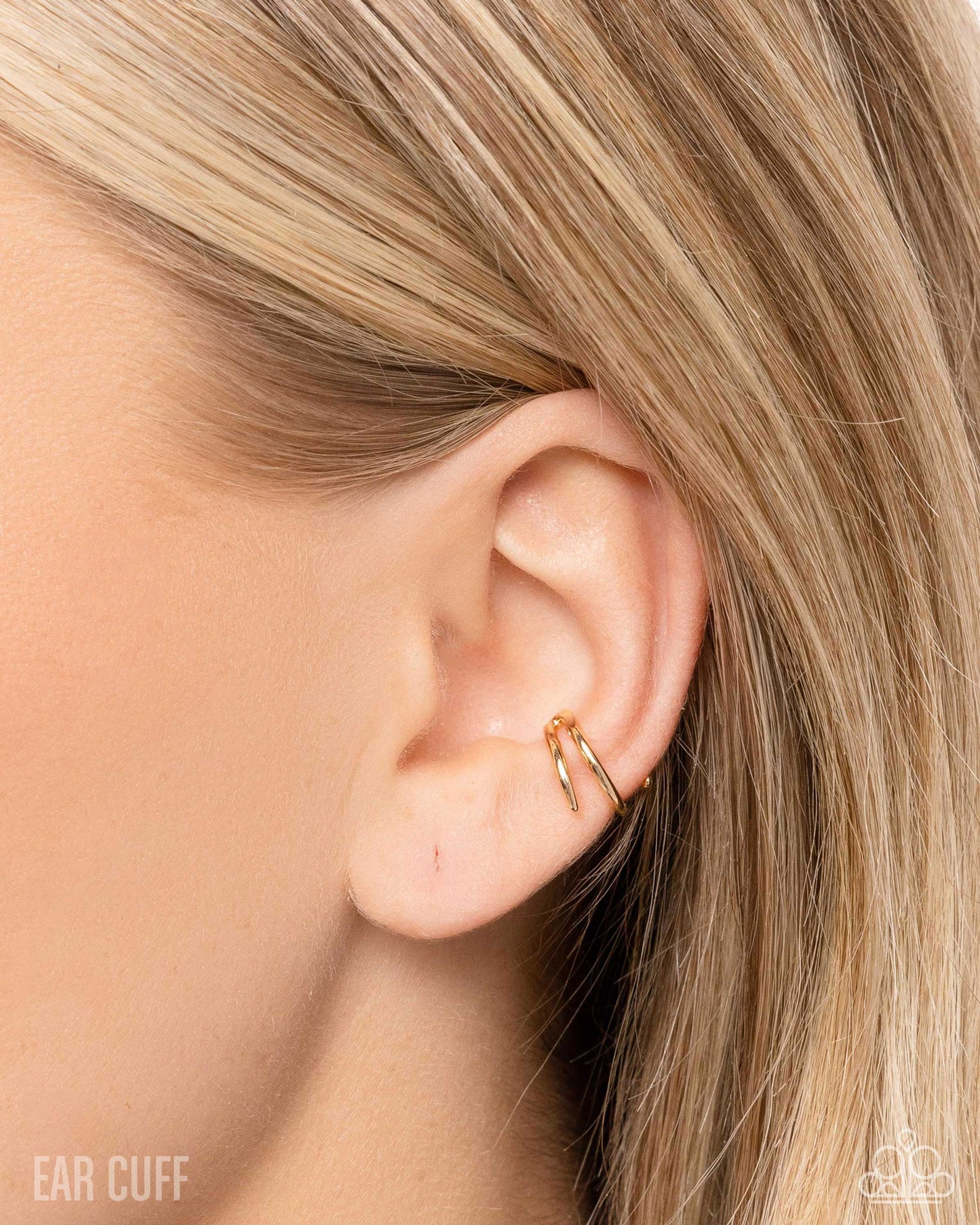 Elven Empowerment - Gold Cuff Earrings