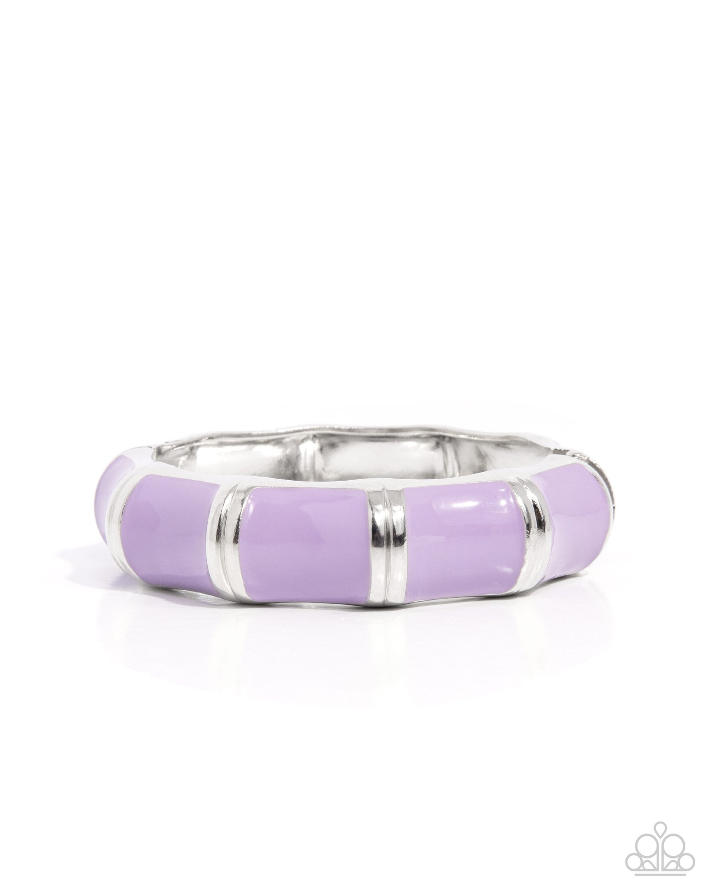 Pearlized Promise - Silver w/Purple Bracelet