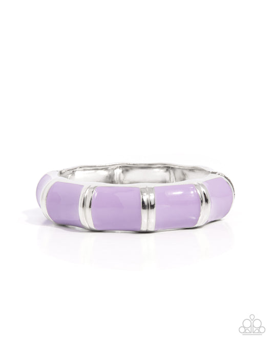Pearlized Promise - Silver w/Purple Bracelet