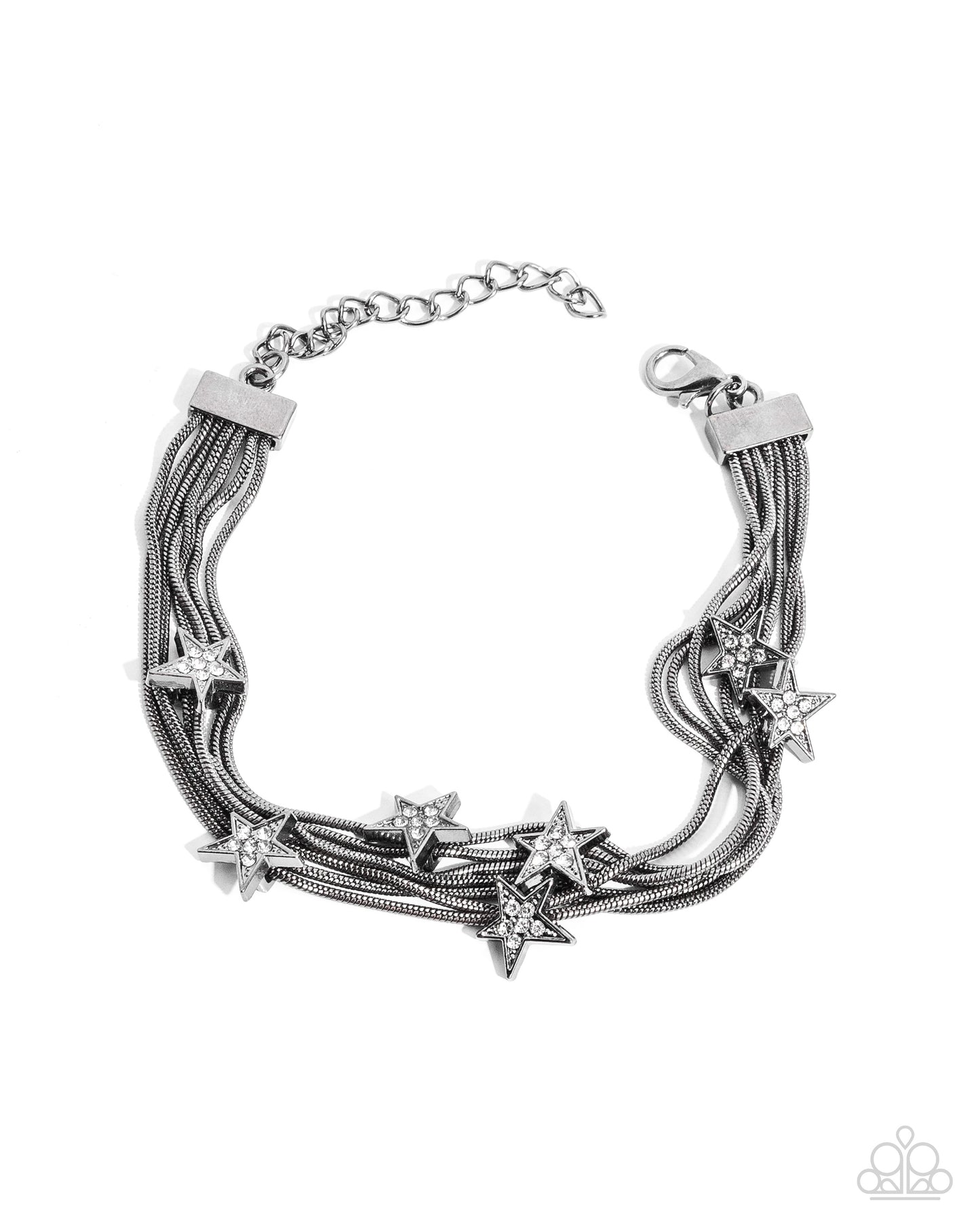 Guest Star - Gunmetal w/Stars Bracelet