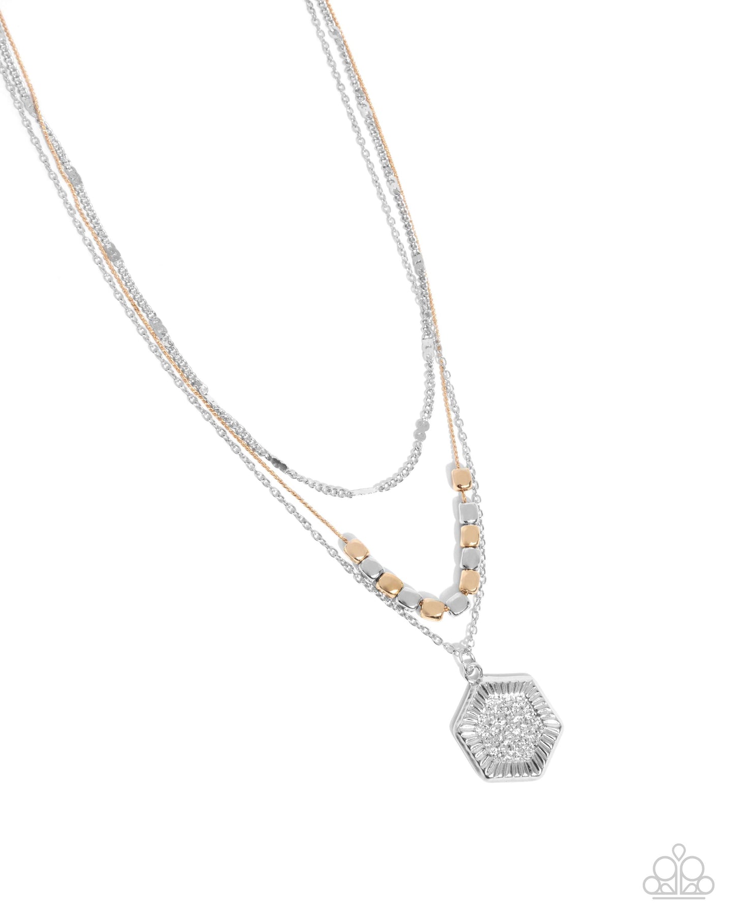 Clandestine Chains - Silver & Gold Necklace