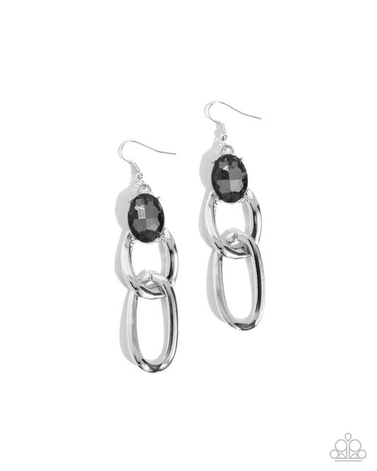 Lavish Loyalty - Silver Earrings