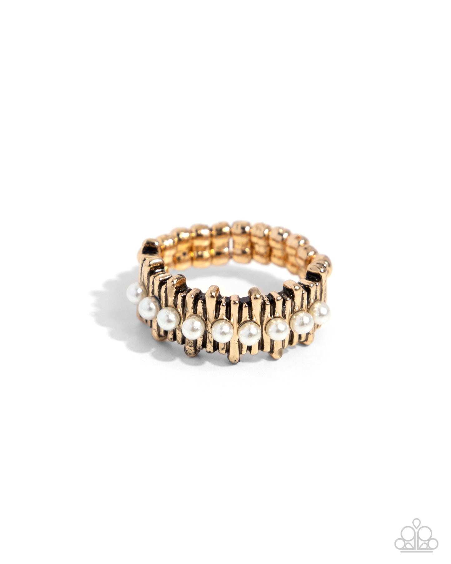 Pearly Provision - Gold w/Pearls Ring