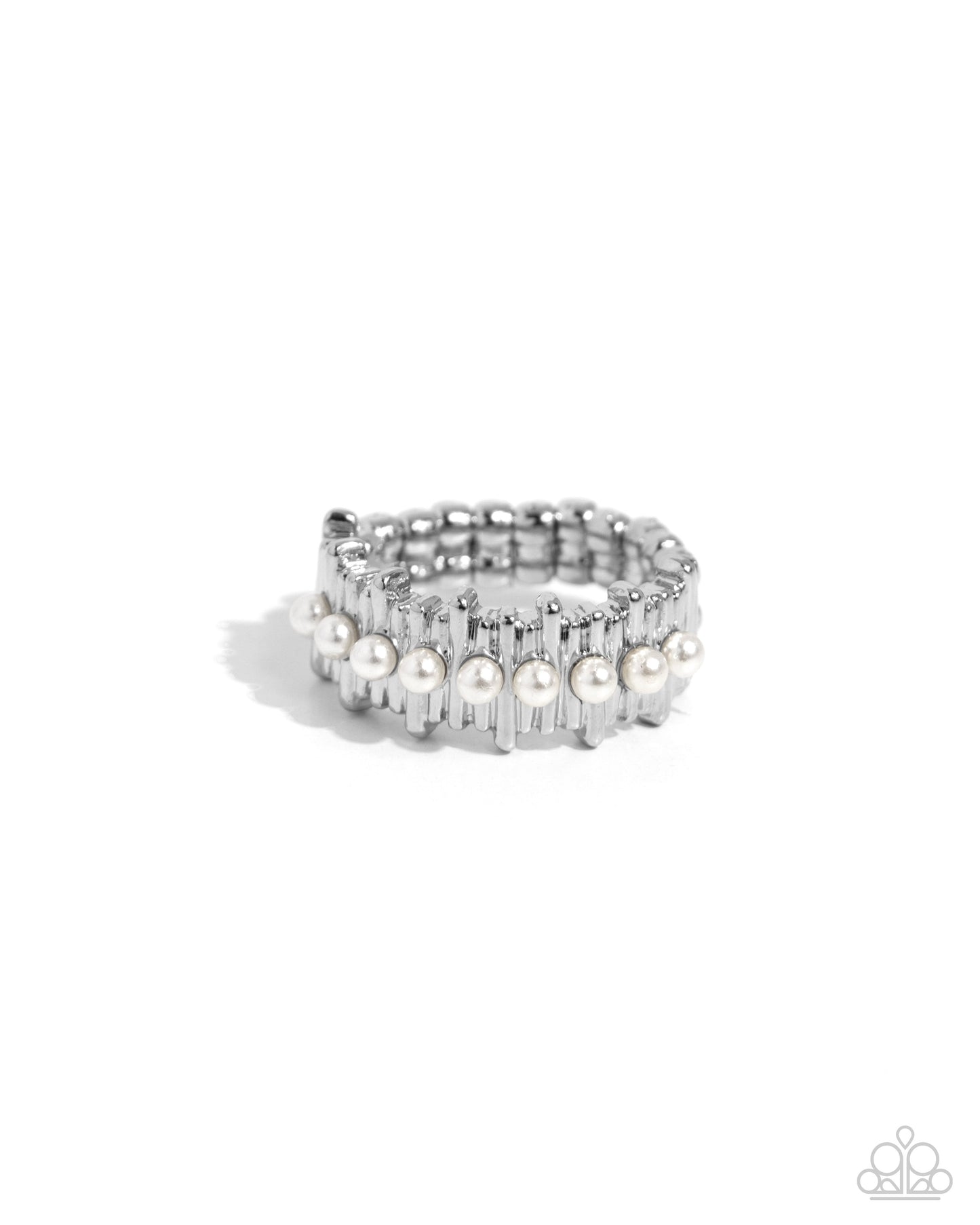 Pearly Provision - Silver w/White Pearls Ring